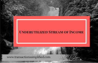 Underutilized Stream of Income
